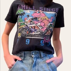 small Brandy Melville John Galt chill since 93’ t shirt